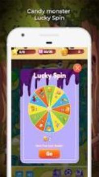 Candy monster match 3 game游戲截圖2