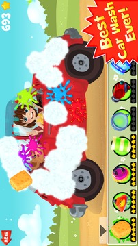Amazing Car Wash For Kids FREE游戲截圖1