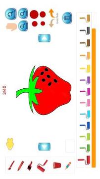 Fruit and Vegetables Coloring Book游戲截圖4