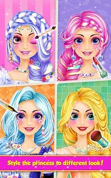 Long Hair Princess Hair Salon游戲截圖4