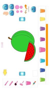 Fruit and Vegetables Coloring Book游戲截圖2