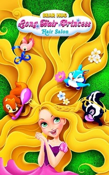 Long Hair Princess Hair Salon游戲截圖1