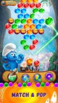 Smurfs Bubble Story游戲截圖1