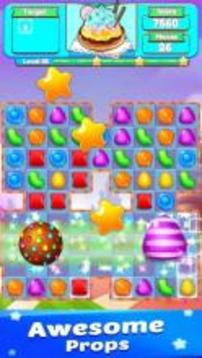 Lollipop & Sweet Candy: Free Match 3 games游戲截圖3