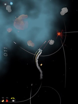 2 Minutes in Space - Missiles Vs. Asteroids游戲截圖5