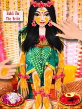 Indian Wedding Makeover,Makeup And Dressup: Part 1游戲截圖1