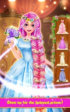 Long Hair Princess Hair Salon游戲截圖5