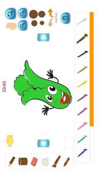 Fruit and Vegetables Coloring Book游戲截圖3
