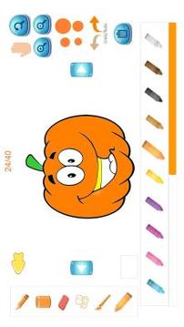 Fruit and Vegetables Coloring Book游戲截圖1