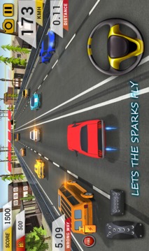 Highway Car Driving : Highway car racing game游戏截图4