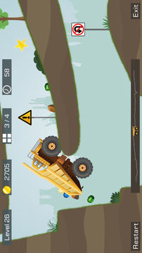 狂野重卡逼真的矿车运输模拟竞速游戏截图2