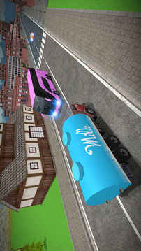 市牛奶供應卡車3D游戲截圖4
