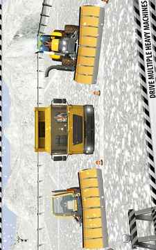 雪犁卡車司機吹雪機游戲截圖1