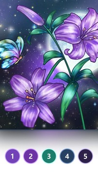 秘密花園數(shù)字涂色游戲截圖5