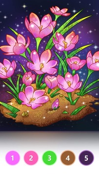 秘密花園數(shù)字涂色游戲截圖4