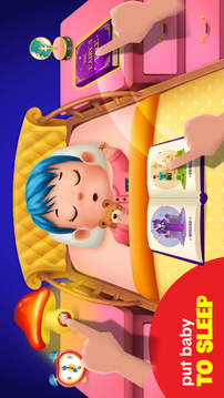 照顧嬰–女孩和男孩玩的兒童游戲截圖3