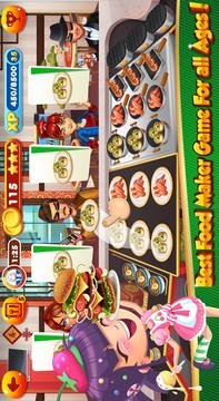 女孩烹飪食品廚師餐廳游戲截圖3