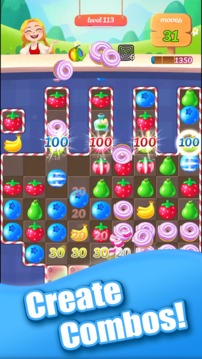 NewSweetFruitPunch–Match3Puzzlegame游戲截圖3