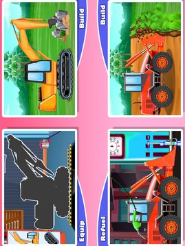 工程車輛和卡車游戲截圖5