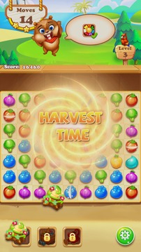 Match3GameChipmunkFarmHarvest游戲截圖3