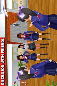 高中女生生活游戲截圖4