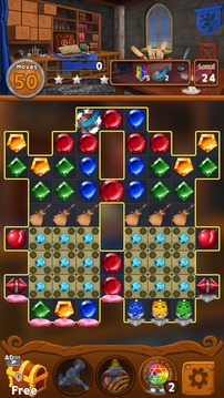 珠寶魔幻王國(guó)Match游戲截圖2