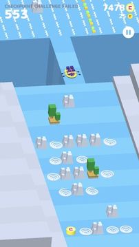 河與玩具船下降游戲截圖2