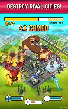 SMASH Monsters - City Rampage游戲截圖2
