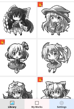 東方東方涂絵游戲截圖4
