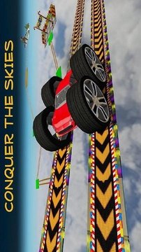 瘋狂的汽車(chē)特技游戲截圖3