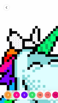 數(shù)字填色著色本游戲截圖2