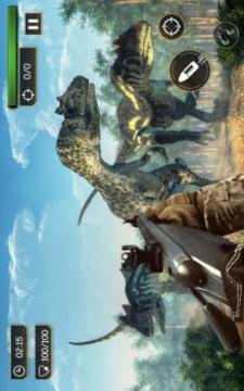 Dinosaur Sniper hunting  free Gun Shooting Game游戲截圖1