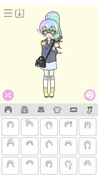 粉彩萌拼女孩游戲截圖1