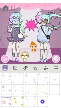 粉彩萌拼女孩游戲截圖2