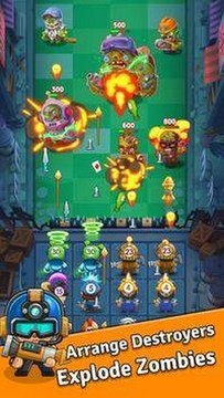 僵尸破壞者合并游戲截圖1