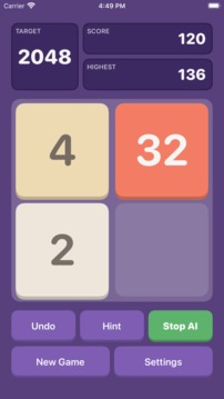 2048AI游戲截圖1