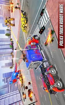 警車機器人游戲截圖2