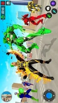 機(jī)器人VS超級英雄格斗游戲截圖2