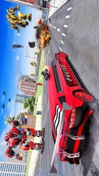 警察豪華轎車機(jī)器人改造游戲截圖1