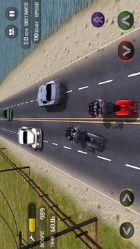 摩托車狂奔賽游戲截圖3