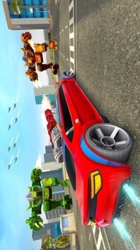 警察豪華轎車機(jī)器人改造游戲截圖4