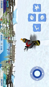 雪鳥滑雪板游戲截圖1