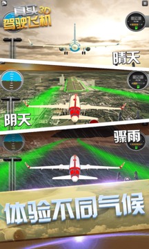 真實(shí)駕駛飛機(jī)3D游戲截圖2