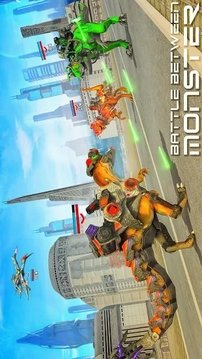 怪物世界恐龍戰(zhàn)爭3D游戲截圖1