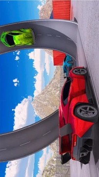 垂直坡道特技賽車游戲截圖2