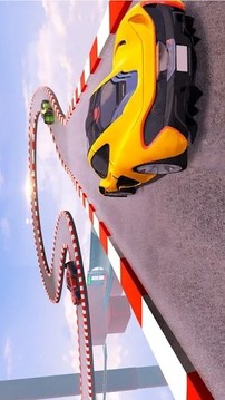 垂直坡道特技賽車游戲截圖1