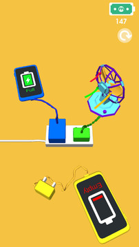 手機(jī)沒電快充電游戲截圖3