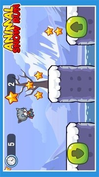 雪地特技快跑游戲截圖3