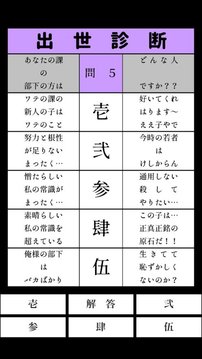 出世診斷游戲截圖4