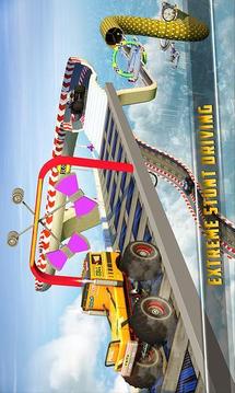 怪物卡車坡道特技游戲截圖3